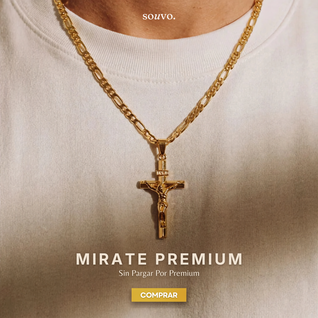 Cadena Souvo Crucifix 14K Gold