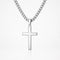 Cadena Cruz de Plata Esterlina 925 5MM